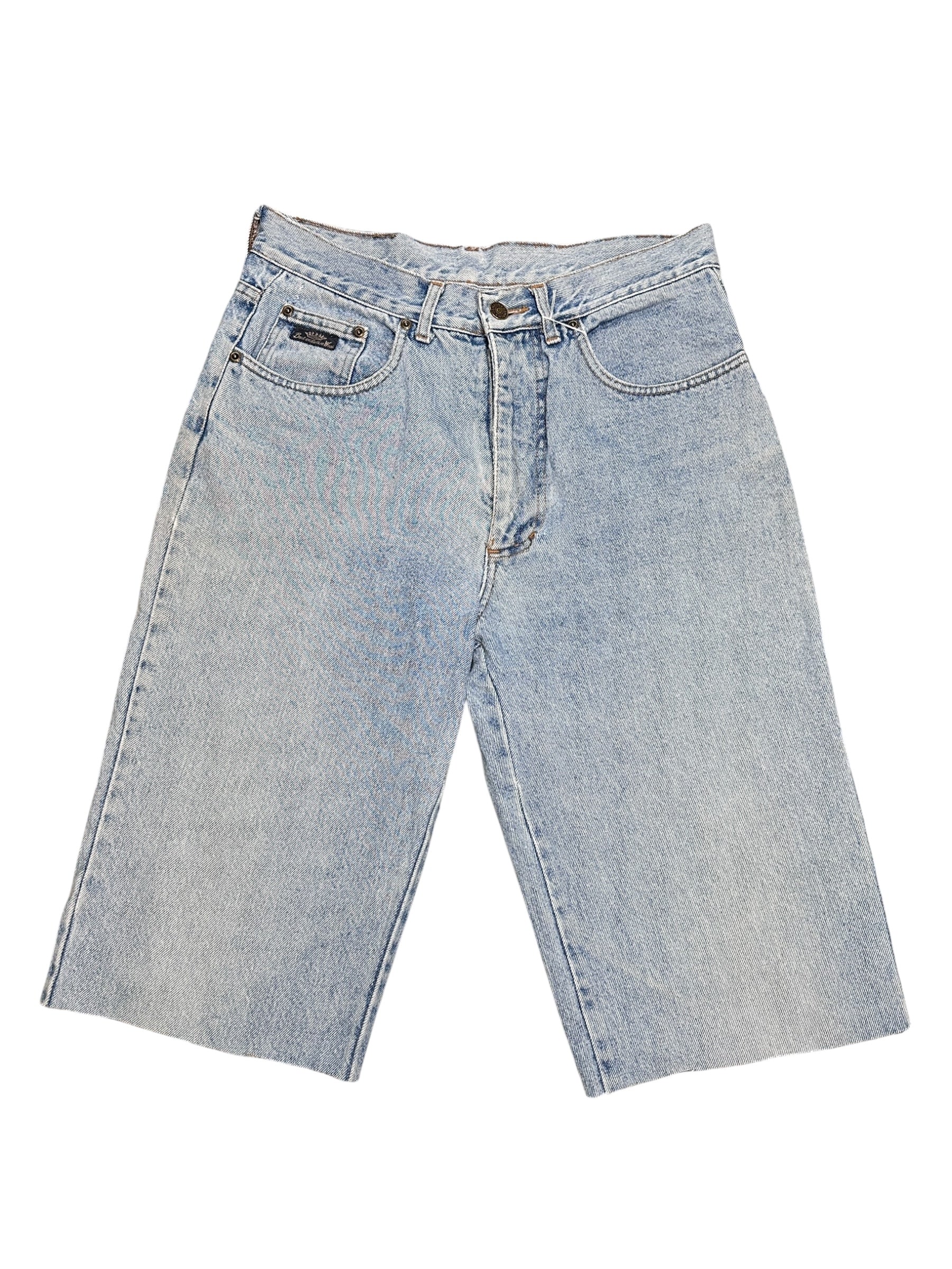 1990s Best Exclusive Wear Jeans Shorts Hellblau | Men’s Size S | Vintage