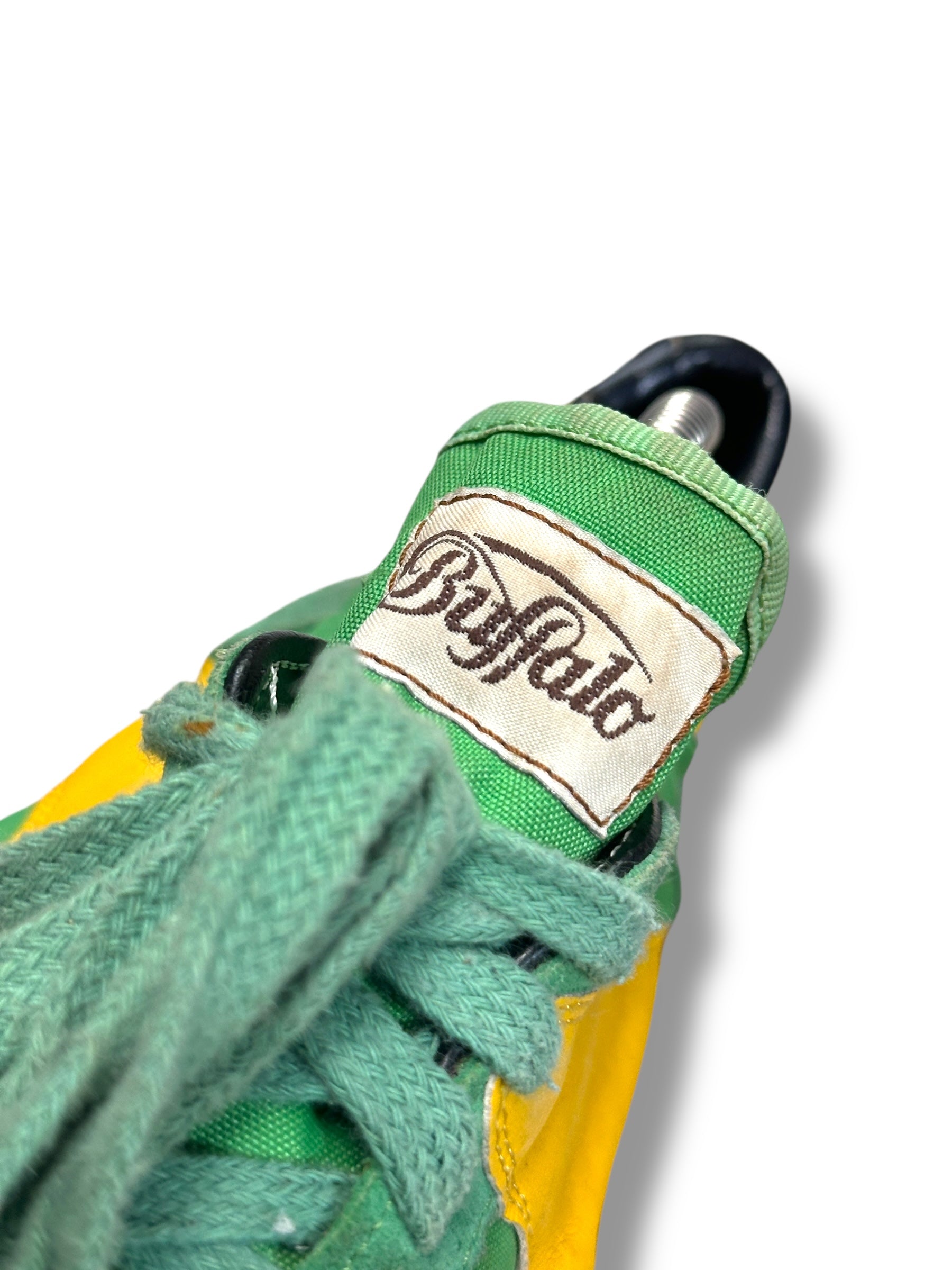 1980s Buffalo Sneaker Grün Gelb | Vintage EU 43