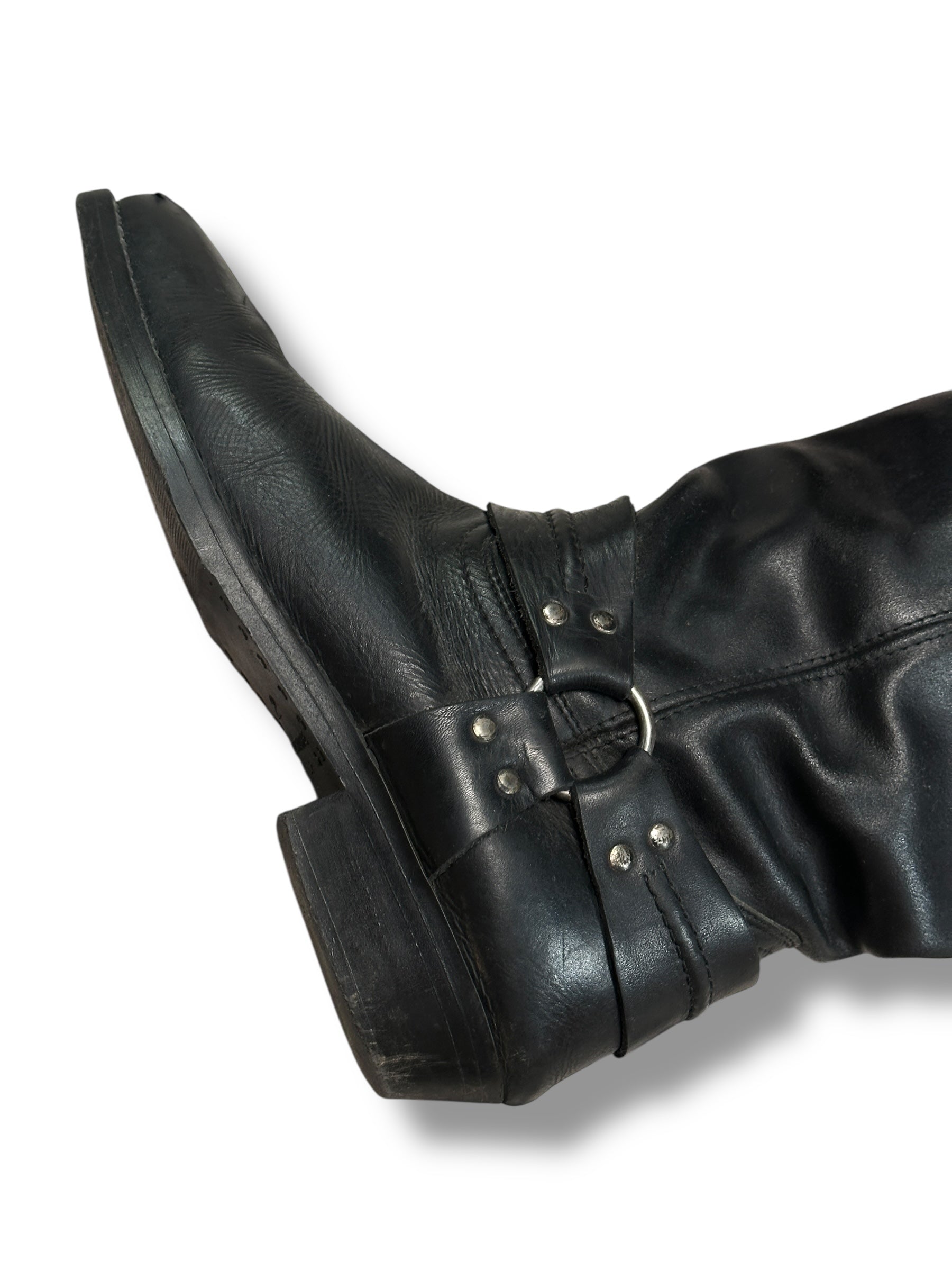 Western Cowboy Boots Herren Schwarz Vintage | EU 42 | Echtleder Made in Europe