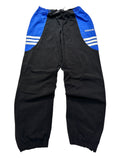 1990s Adidas Trainingshose Schwarz Blau | Vintage L
