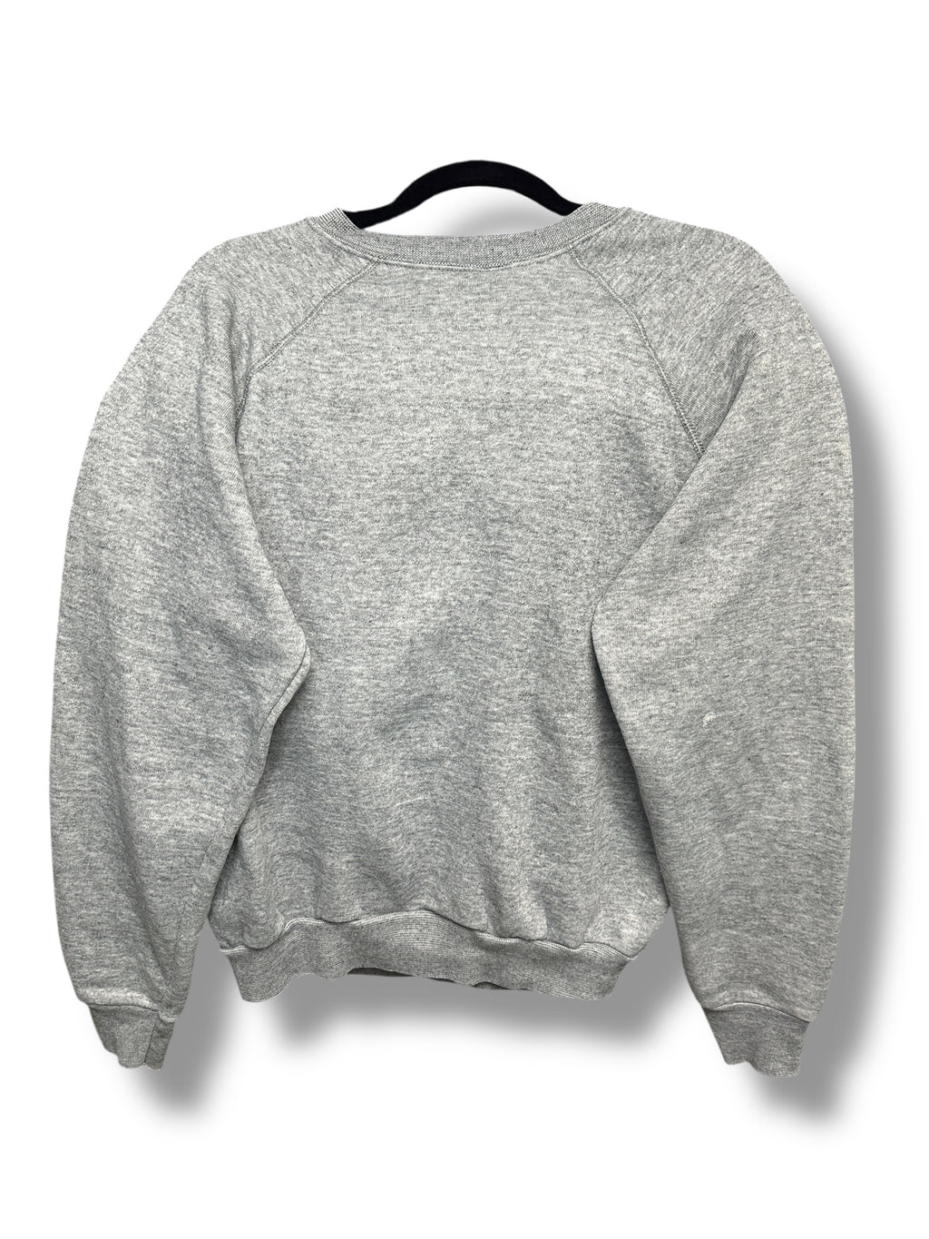 1986 Anvil Vintage Sweater Grau Hirsch Schneelandschaft Print | Men’s L