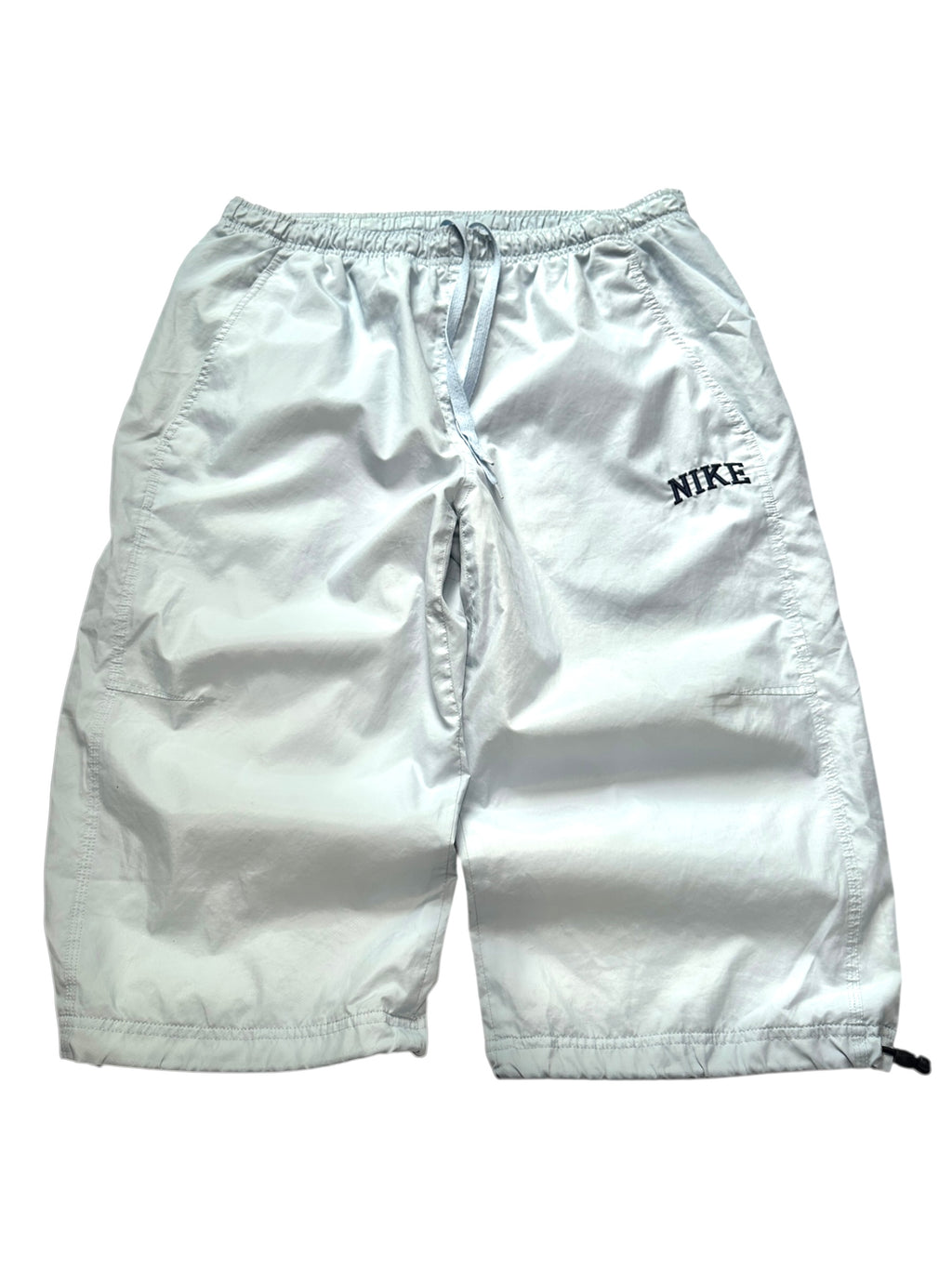 2000s y2k Nike Trackpants 3/4 vintage babyblau hellblau shorts Trackpants sport L