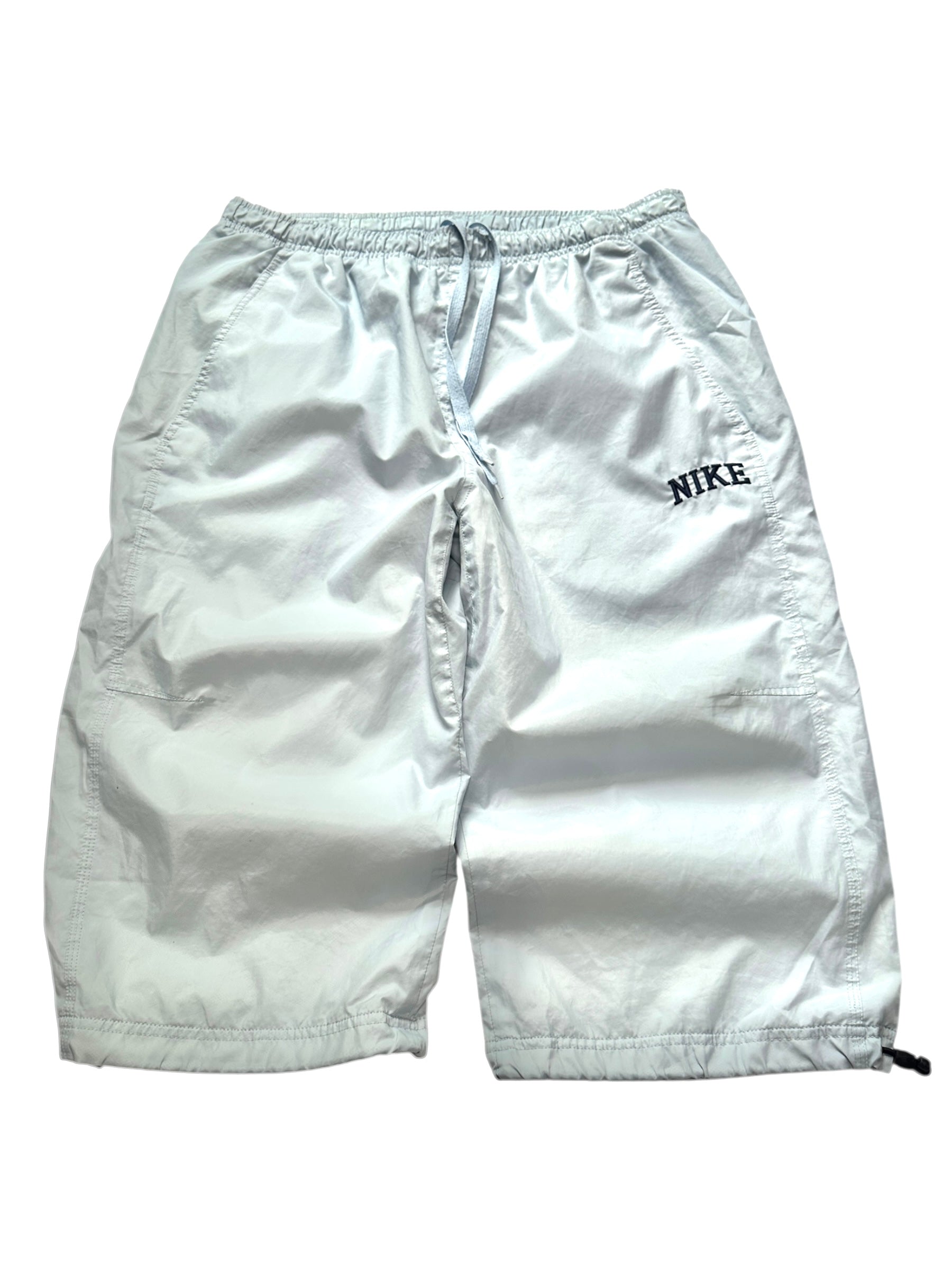 2000s y2k Nike Trackpants 3/4 vintage babyblau hellblau shorts Trackpants sport L