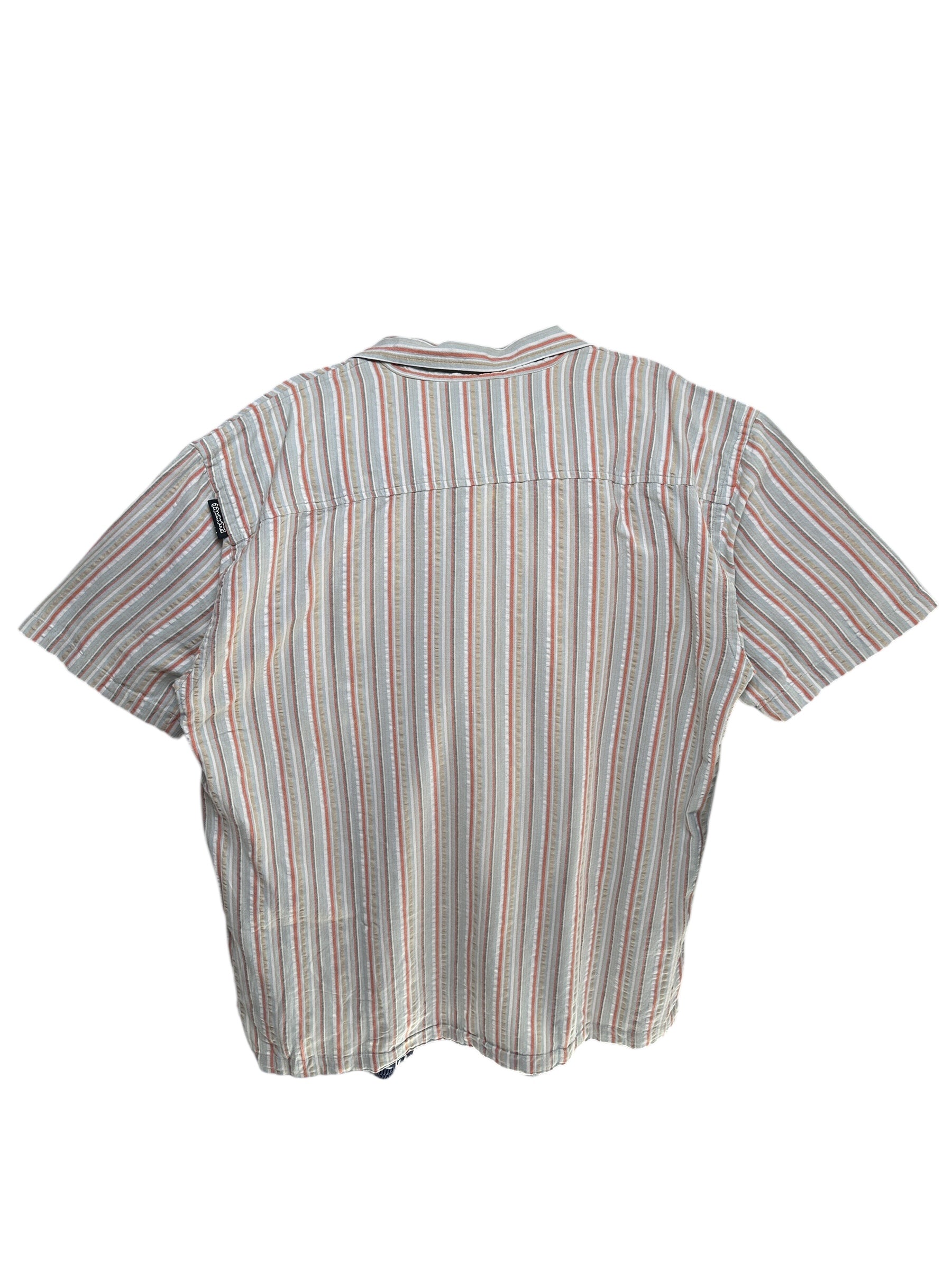 1990s Brunotti Heavy Sommer Hemd gestreift XL