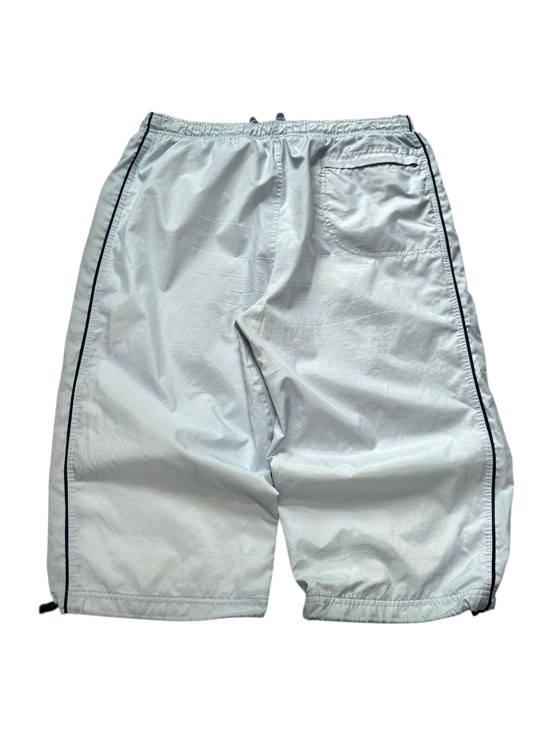 2000s y2k Nike Trackpants 3/4 vintage babyblau hellblau shorts Trackpants sport L