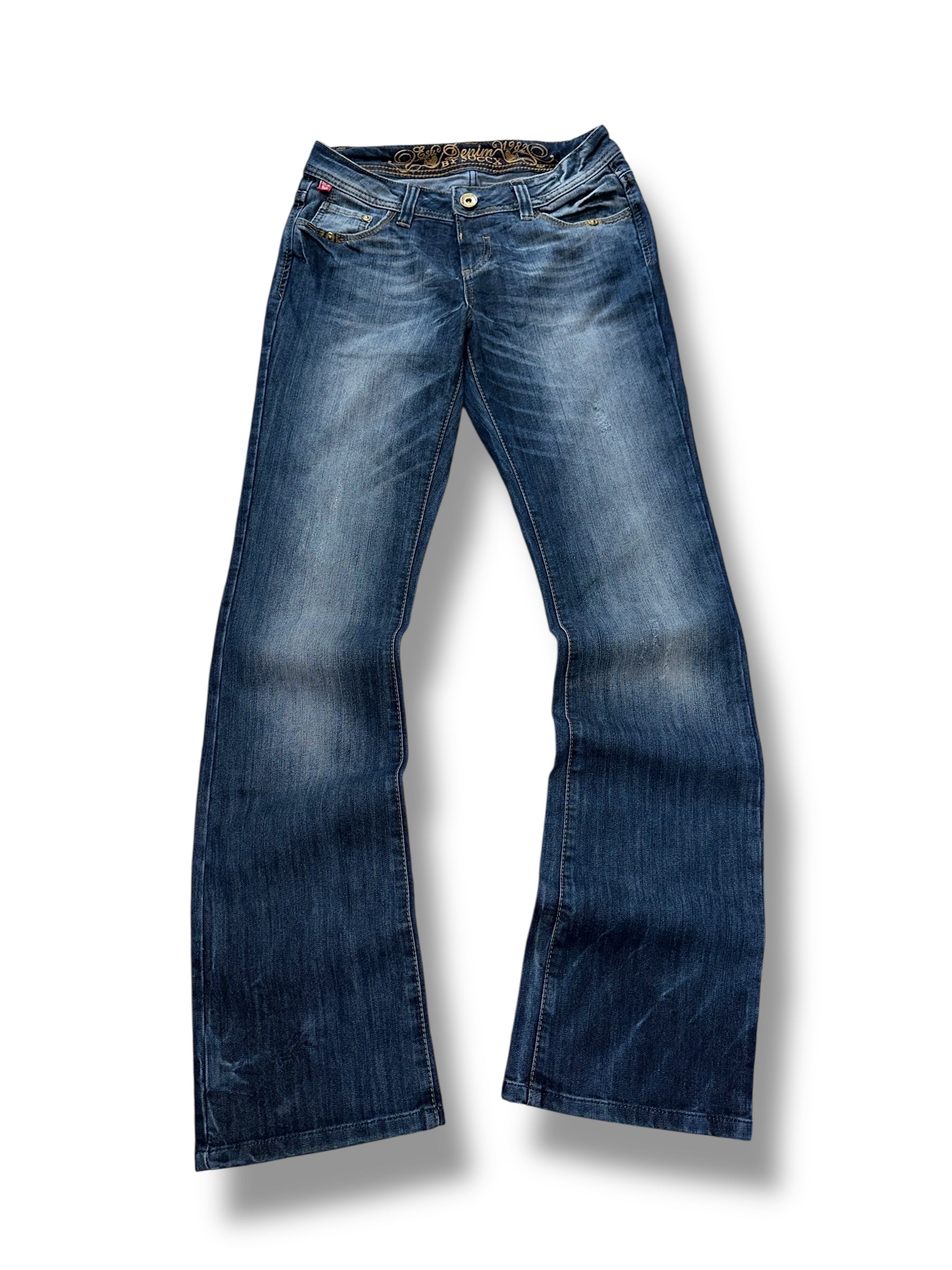 Y2K Denim by Soccx Jeans Dunkelblau mit Waschung & Stickerei | 36 Women’s W27