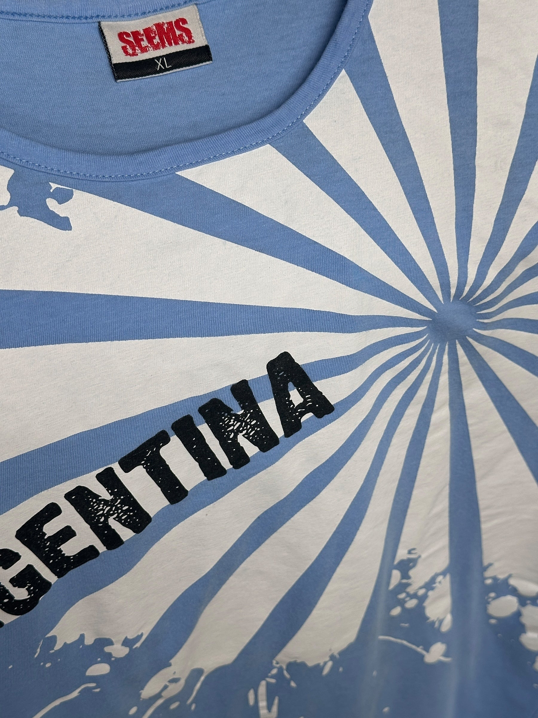 2000s Argentina T-Shirt Hellblau | Men’s L