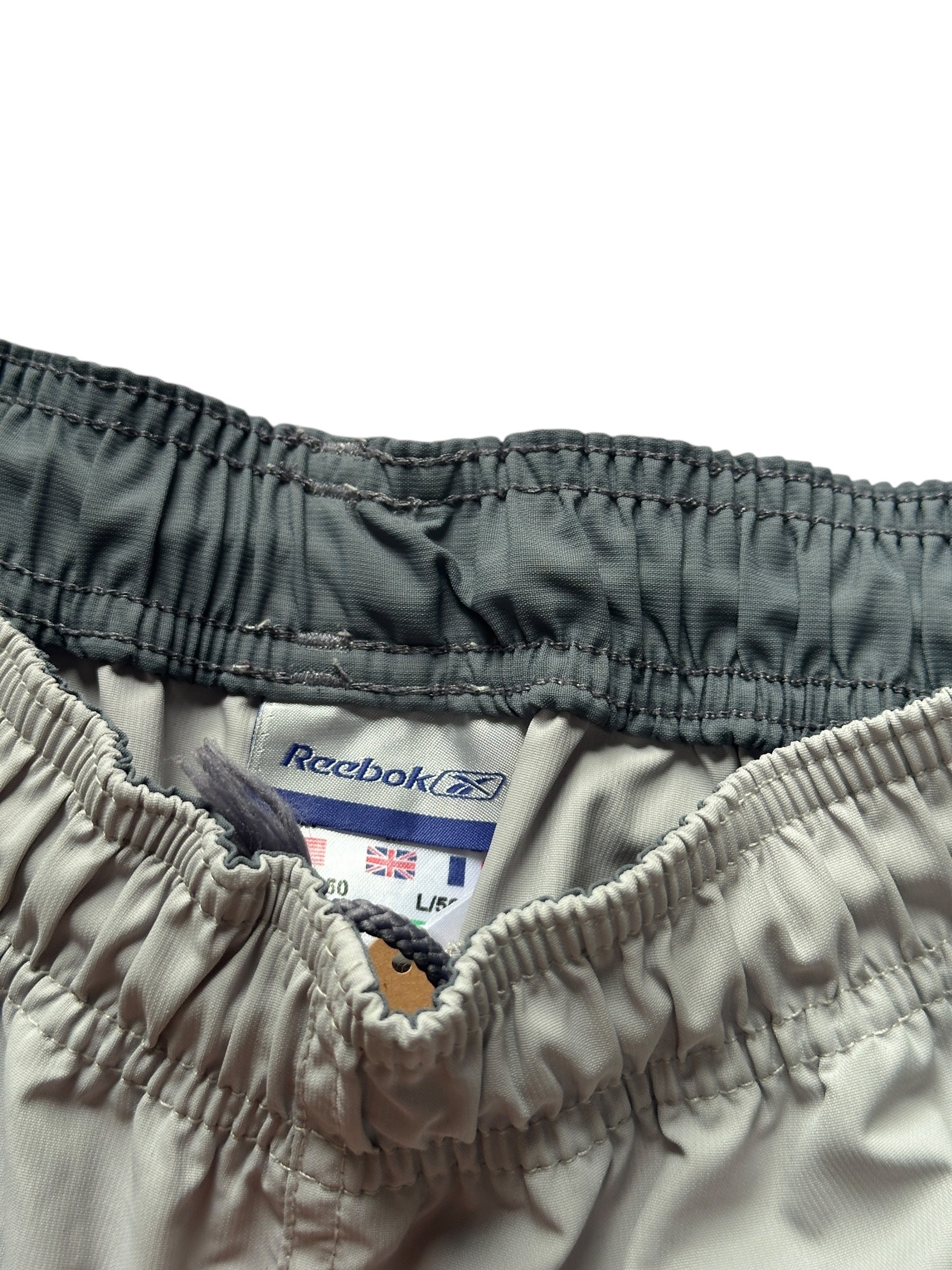Y2K 2000s Reebok Trackpants | Vintage 3/4 | Grau | L