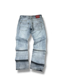 2000s Armani Jeans Light Blue Distressed | M (W31)