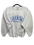 1990s Dons Basketball Jerzees Sweater Grau XXL | Men’s Vintage