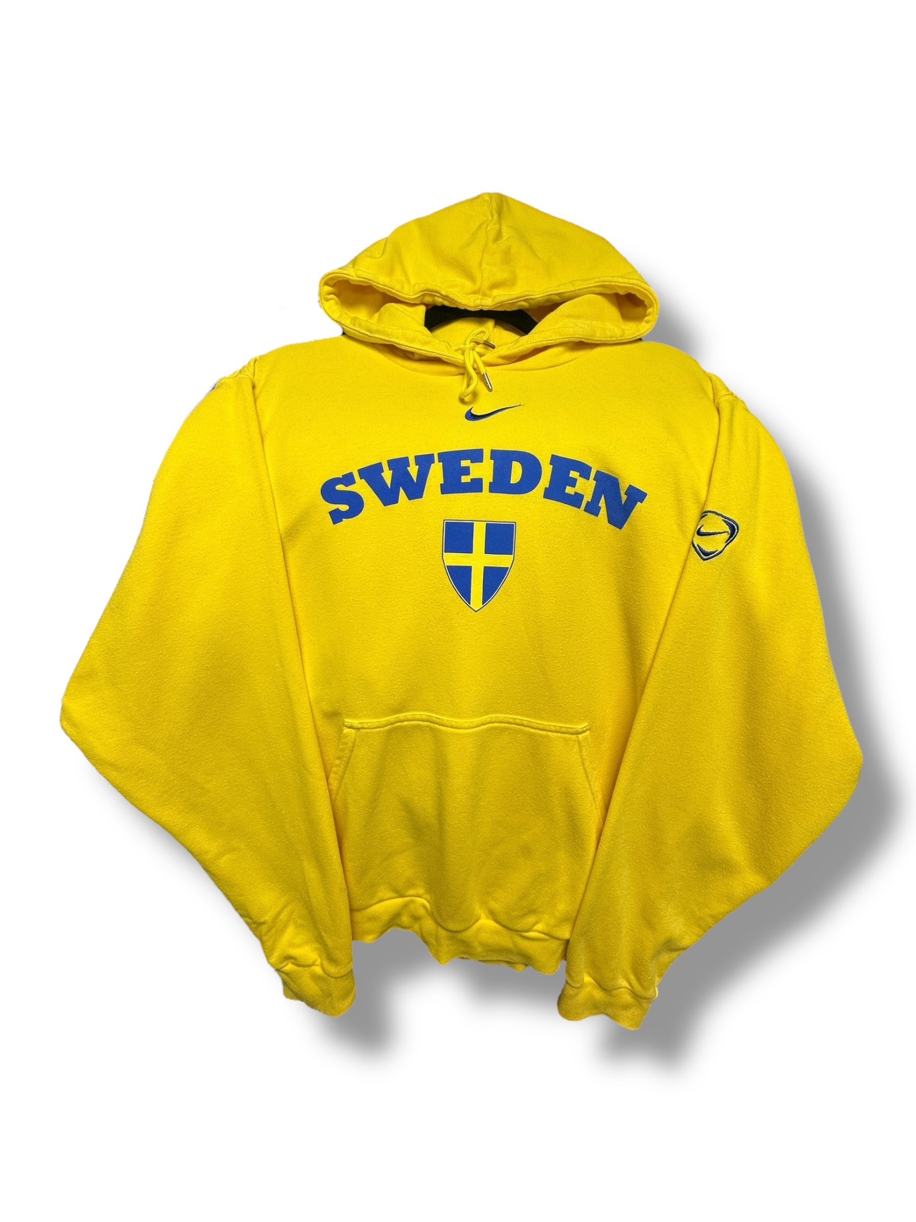 2000s Nike Sweater Schweden Print Center Swoosh | Men’s M