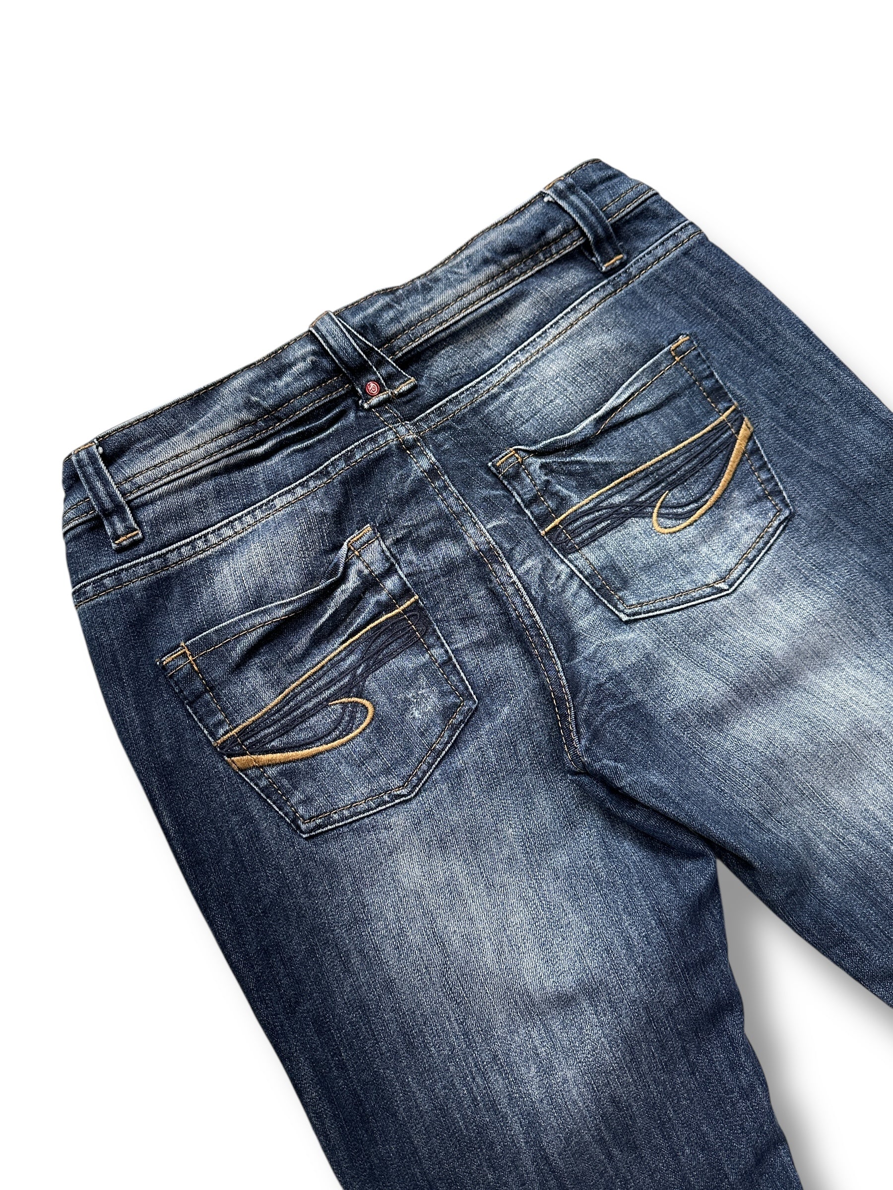 Y2K Denim by Soccx Jeans Dunkelblau mit Waschung & Stickerei | 36 Women’s W27