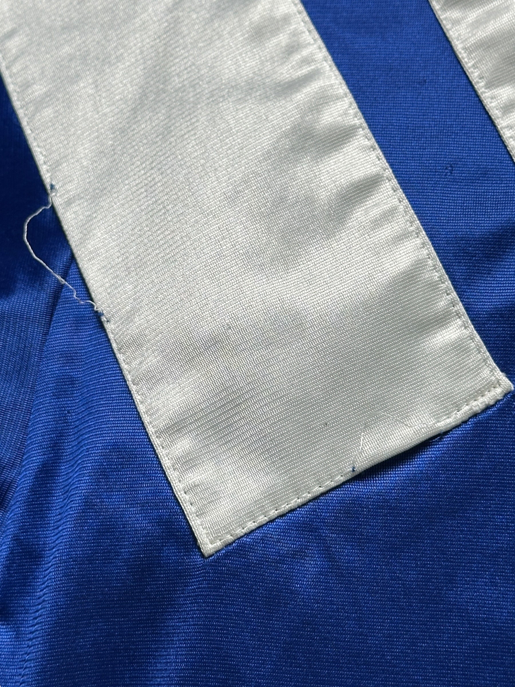 1990s Adidas Equipment Trikot Blau Weiß | Vintage XL