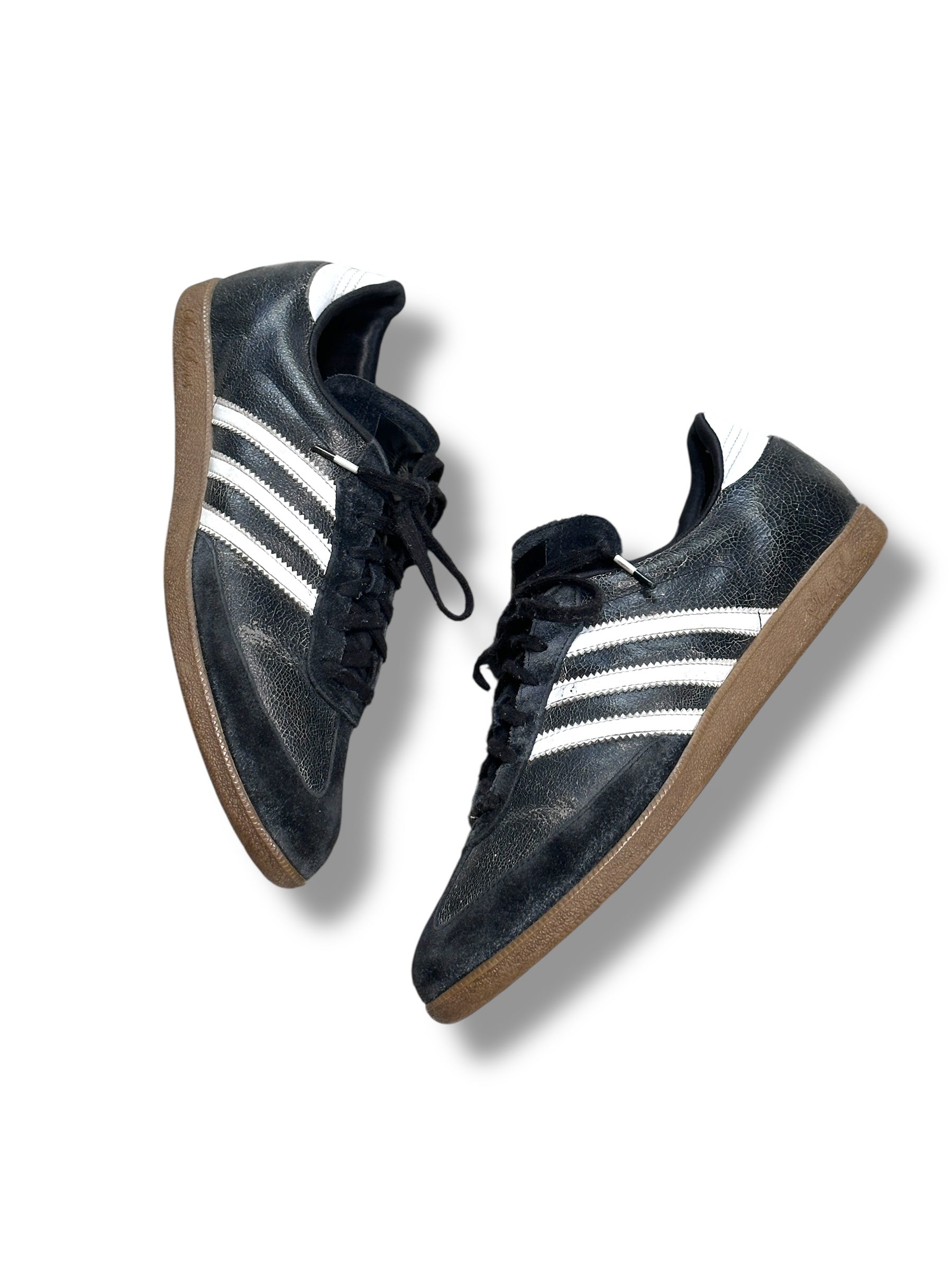 2008 Adidas Samba Sleek Series Damen Sneaker Schwarz/Weiß | EU 38 | 779001