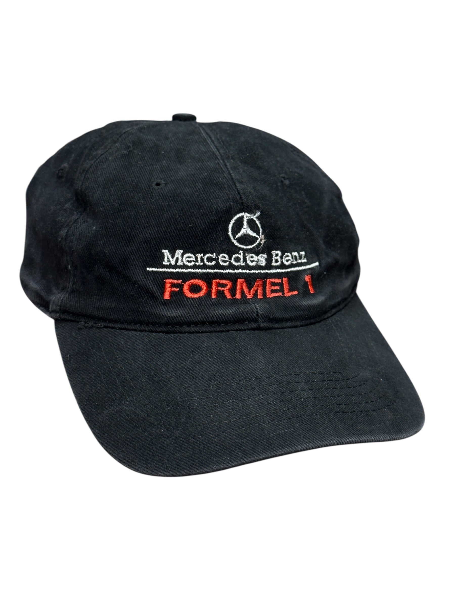 1990s Mercedes Benz Formel 1 Cap | Vintage Racing Schwarz | One Size