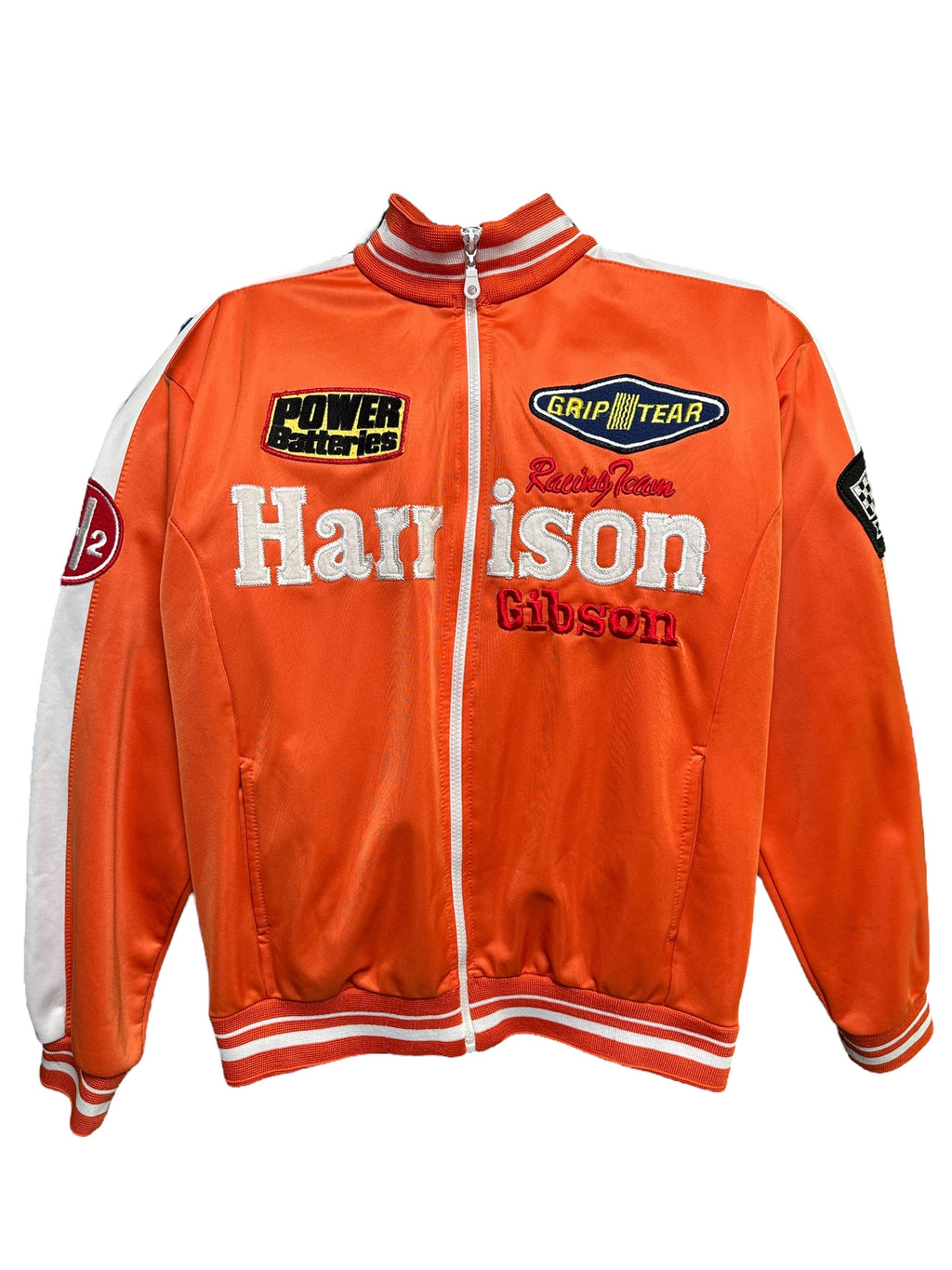 1990s Harrison Racing Jacke Orange M| DareDevil M Vintage