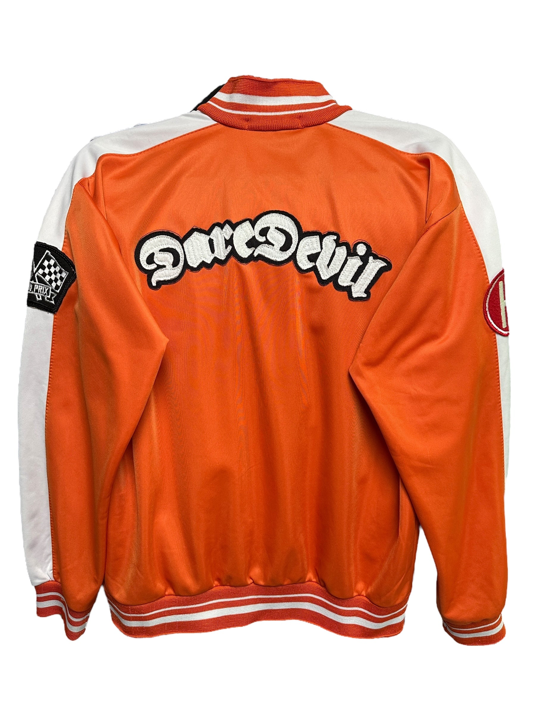 1990s Harrison Racing Jacke Orange M| DareDevil M Vintage