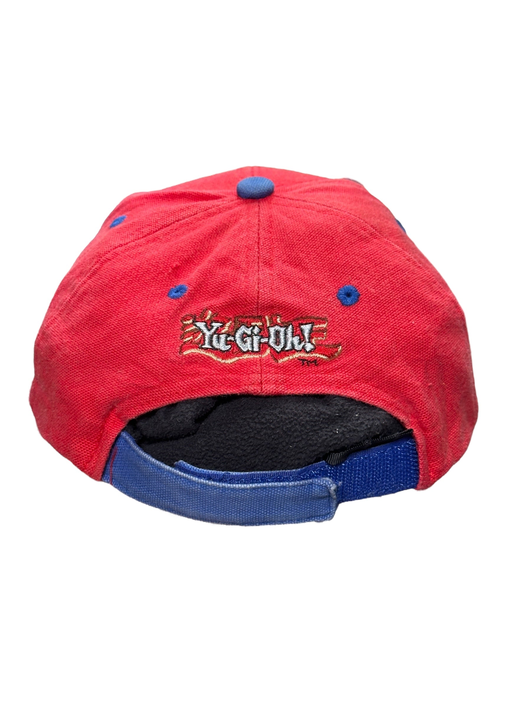 1990s Yu-Gi-Oh! Cap | Vintage Rot-Blau Sammler Cap | One Size