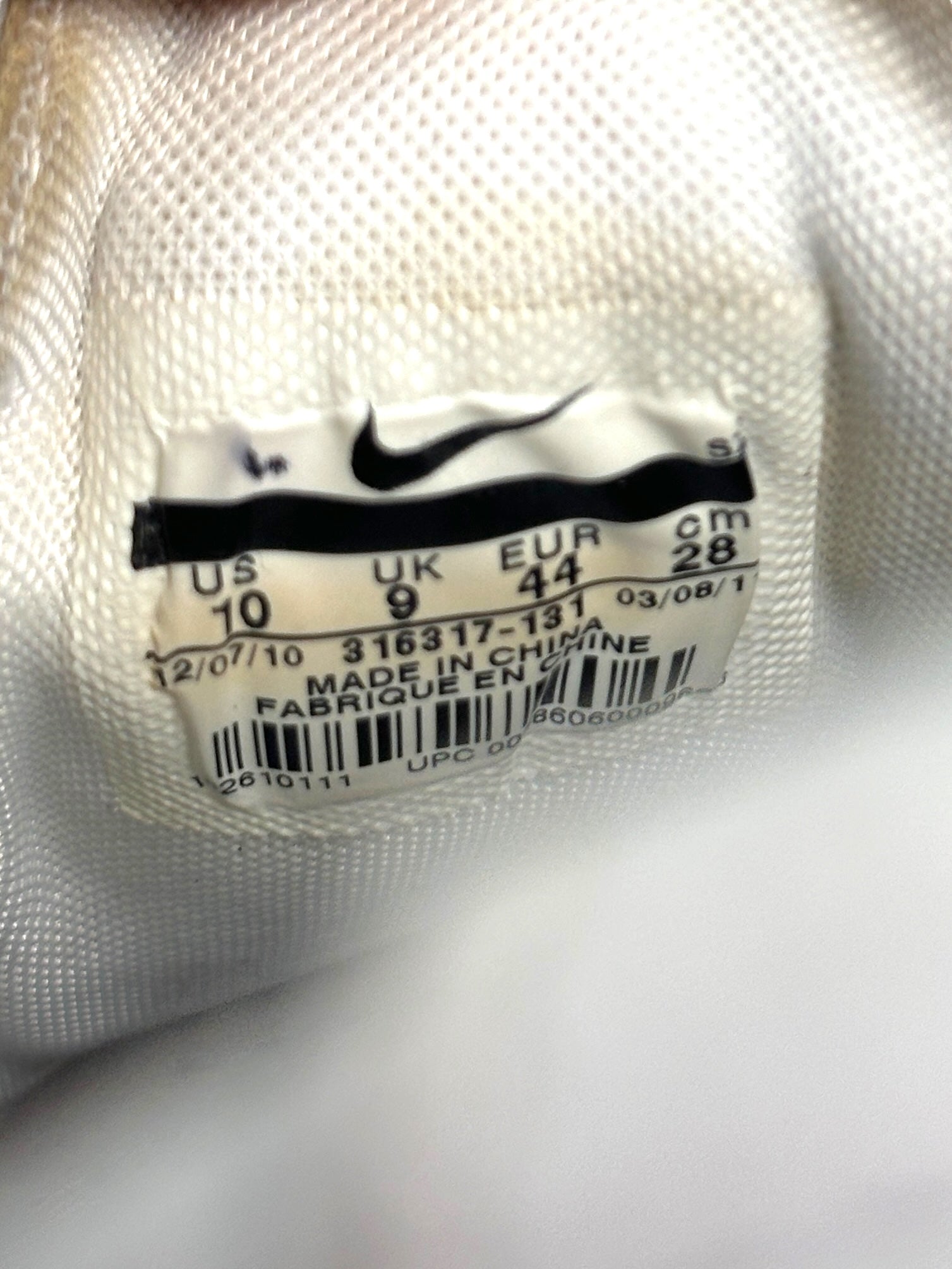Y2K Nike Shox Rivalry 316317-131 Weiß | Herren EU 44(US10) 2010
